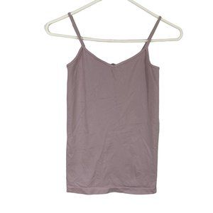 Blu Chic Lounge Womens Pink V Neck Spaghetti Strap Pullover Camisole Tank Top S